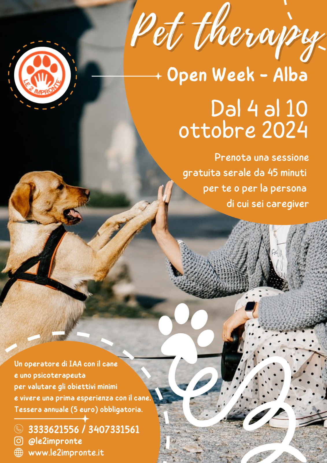 Open Week Pet Therapy